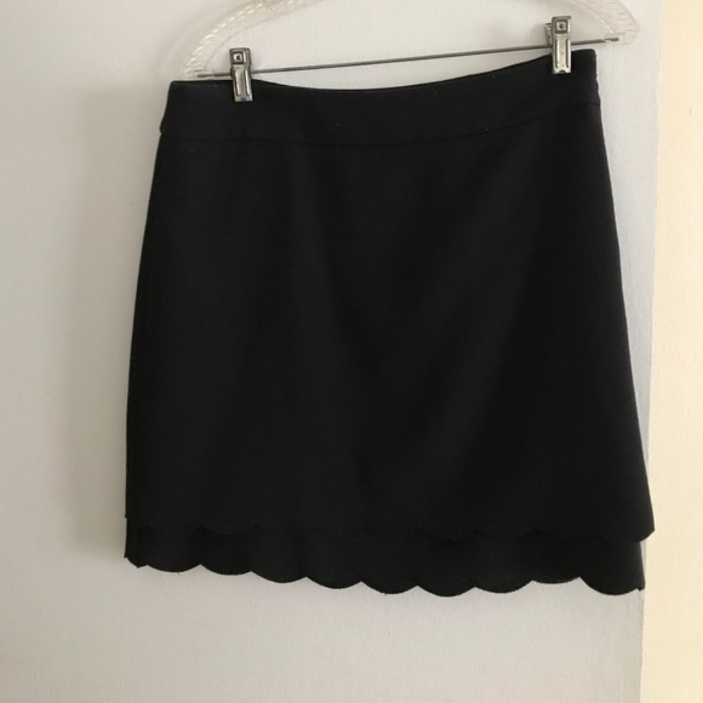 Black mini skirt